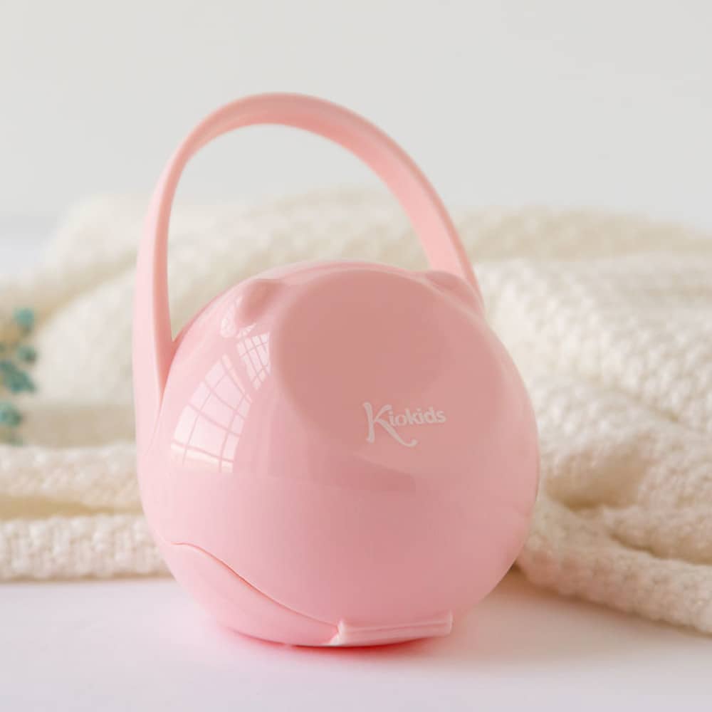 Scatola Porta Succhietto - Custodia Porta Ciuccio - Rosa