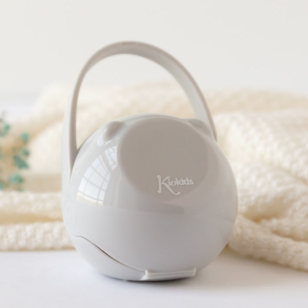 Scatola Porta Succhietto - Custodia Porta Ciuccio - Grigio - Kiokids