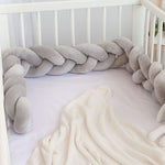 Treccia Paracolpi Lettino - Grigio - Kiokids