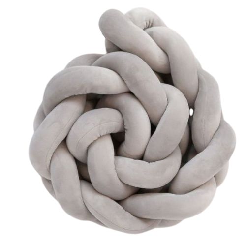 Treccia Paracolpi Lettino - Grigio - Kiokids