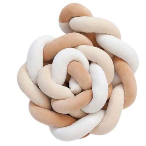 Treccia Paracolpi Lettino - Beige - Kiokids