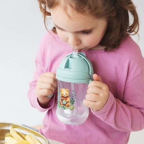 Tazza Apprendimento Bambini - Orsetto - Salvia 6 Mesi +