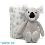 Set Regalo Nascita Copertina + Peluche Koala Grigio - Kiokids
