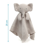 Doudou Neonato Elefante in Cotone Grigio