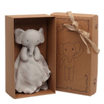 Doudou Neonato Elefante in Cotone Grigio