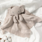Doudou Neonato Elefante in Cotone Grigio