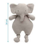 Pupazzo Elefante Grigio in Cotone - Kiokids