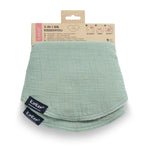 Bavaglino 3 in 1in cotone - panno anti rigurgito neonato - 2 pezzi - kipkep