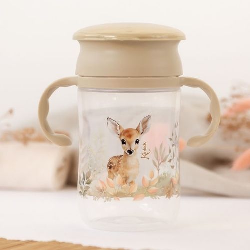 Tazza Apprendimento Bambini - Cervo - Beige 6 Mesi +