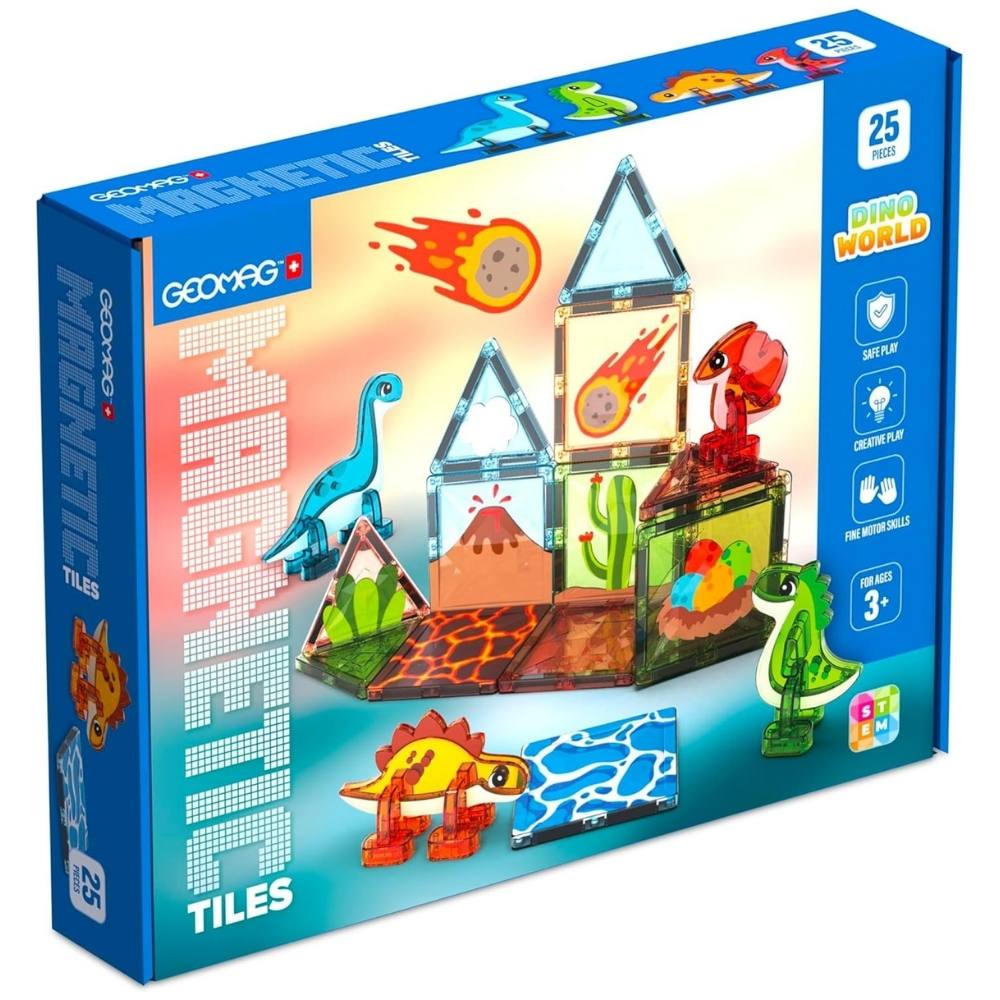 Costruzioni Magnetiche Bambini - Set 25 Pezzi - Geomag
