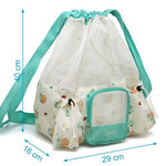 Borsa da Spiaggia a Rete per Bambini - Beige