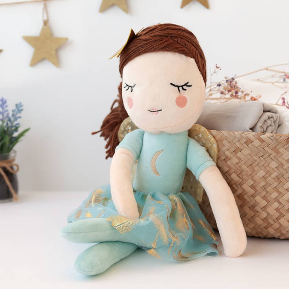 Bambola di pezza per Bambina - Fata Verde - Kiokids