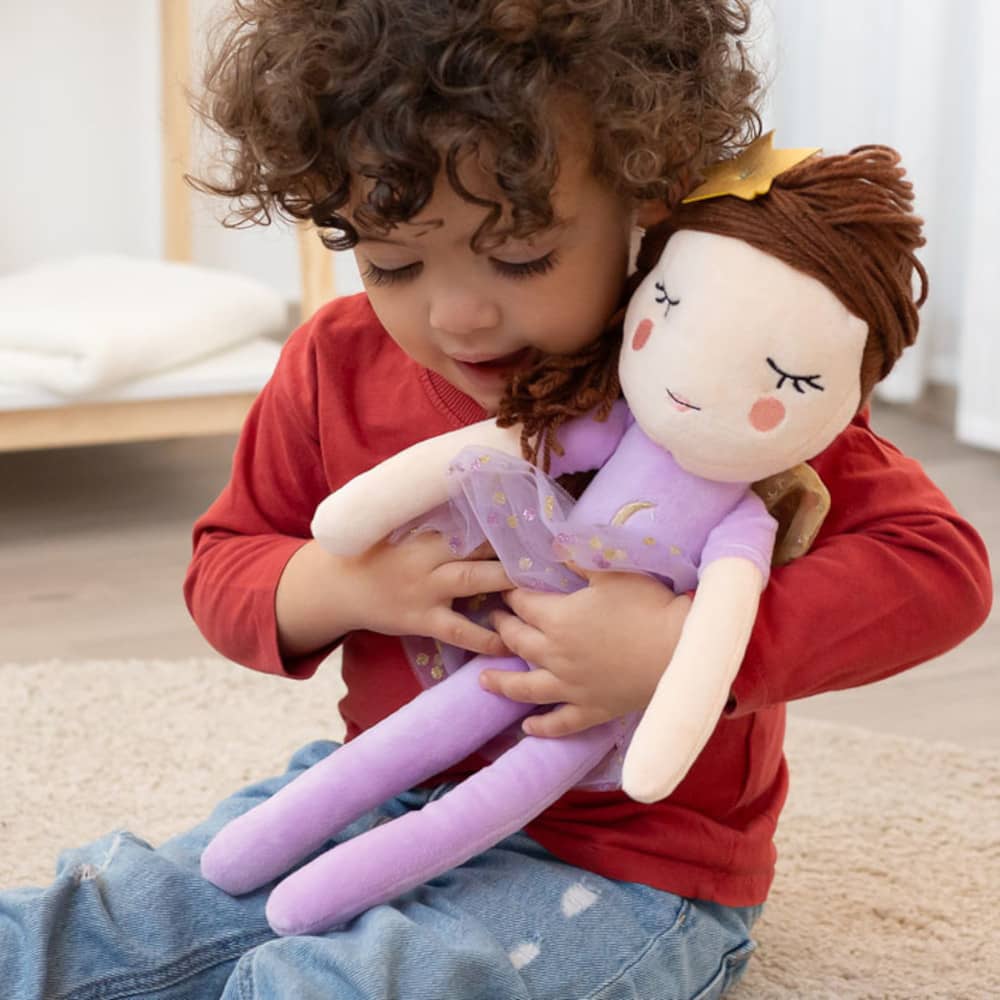 Bambola di pezza per Bambina - Fata Viola - Kiokids