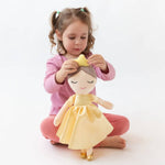 Bambola di pezza per Bambina - Principessa Gialla - Kiokids