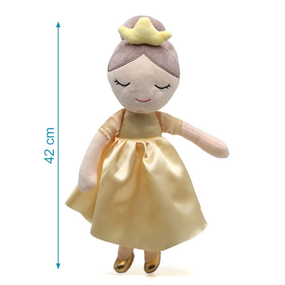 Bambola di pezza per Bambina - Principessa Gialla - Kiokids