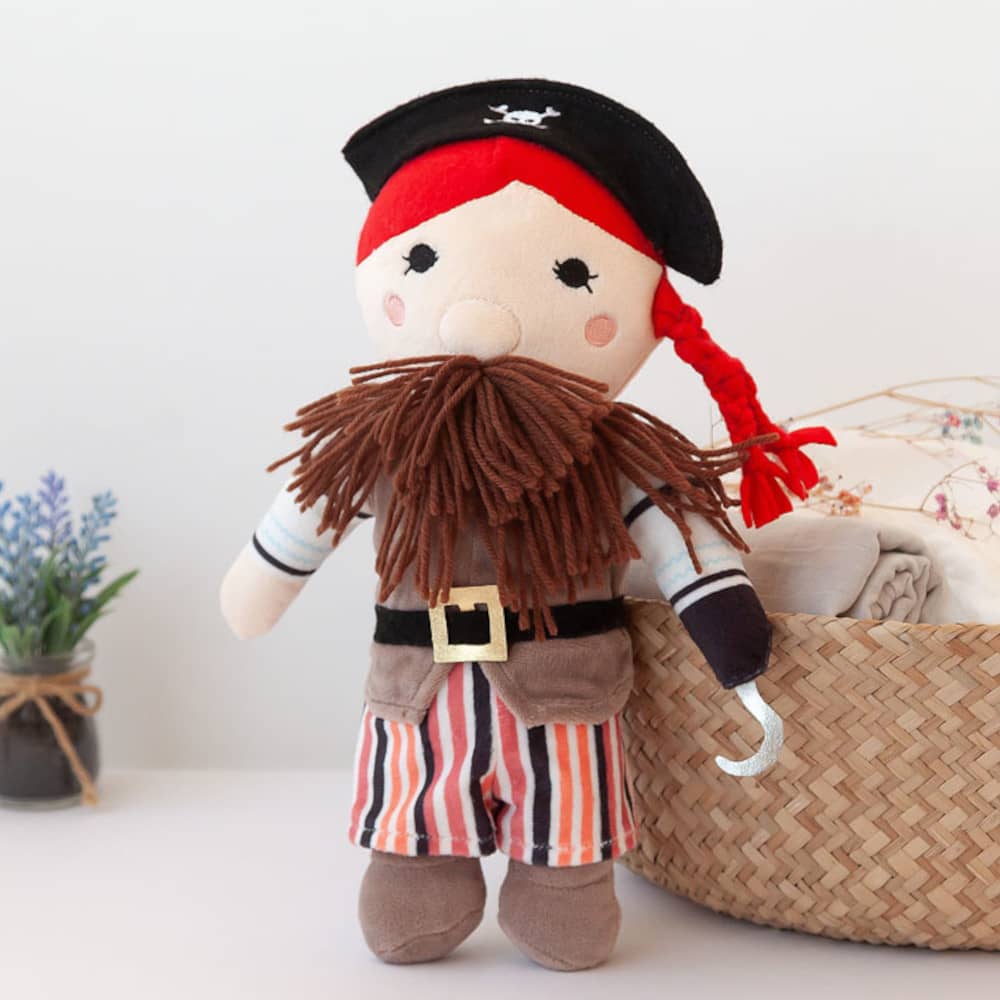 Bambola di pezza per Bambino - Pirata - Kiokids