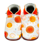 Babbucce in Pelle Naturale - Sunshine - Inch Blue