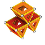 Costruzioni Magnetiche Bambini - Pacco da 78 Pezzi - Arancio - Geomag