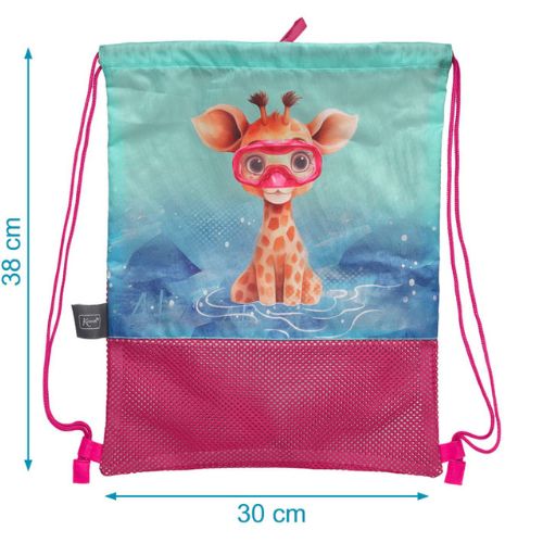 Borsa da Spiaggia a Rete per Bambini - Fucsia