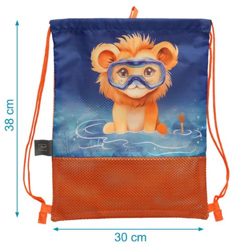 Borsa da Spiaggia a Rete per Bambini - Arancio