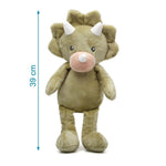 Peluche Dinosauro Triceratopo 39 cm - Verde