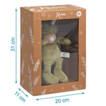 Peluche Dinosauro Triceratopo 39 cm - Verde - Scatola