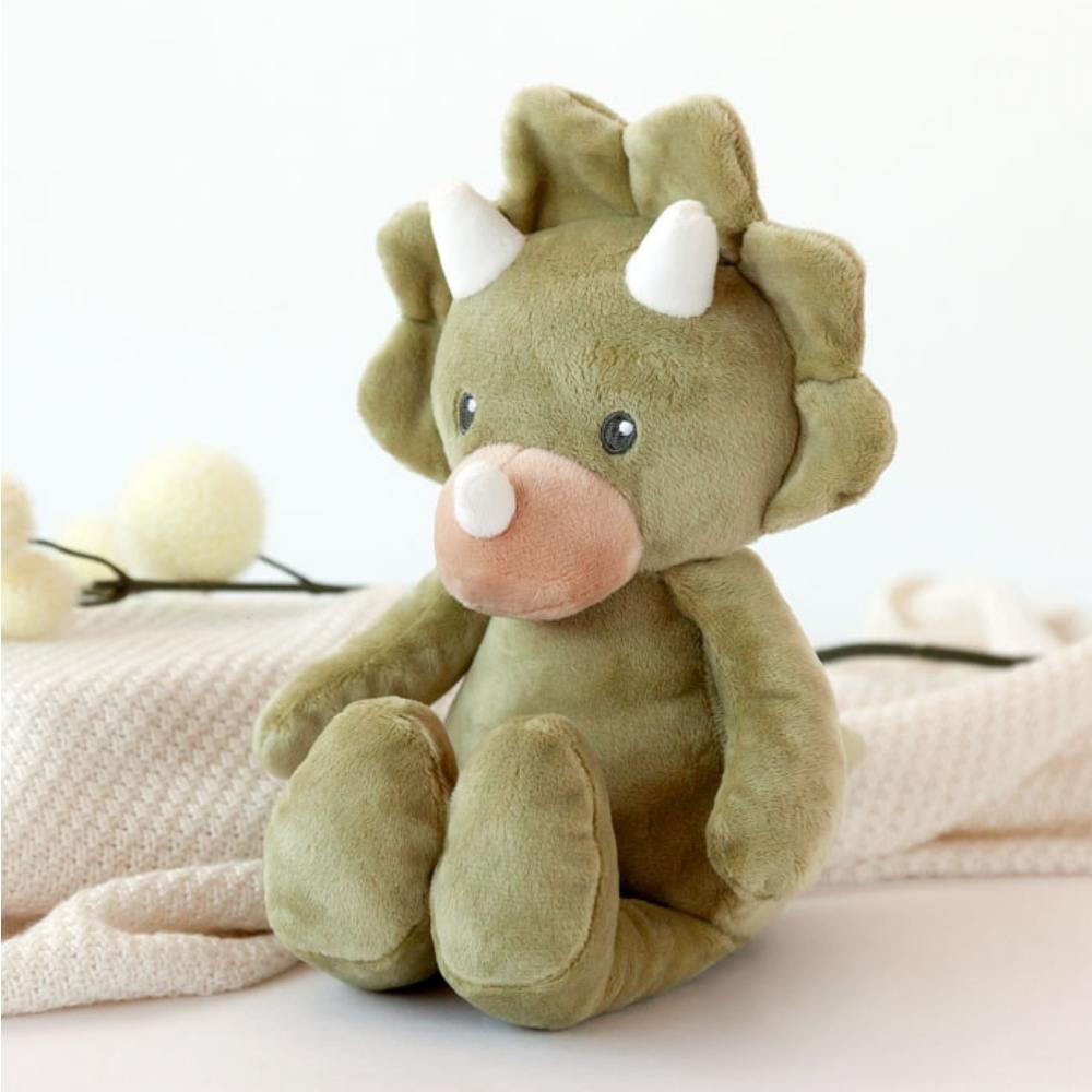 Peluche Dinosauro Triceratopo - Verde