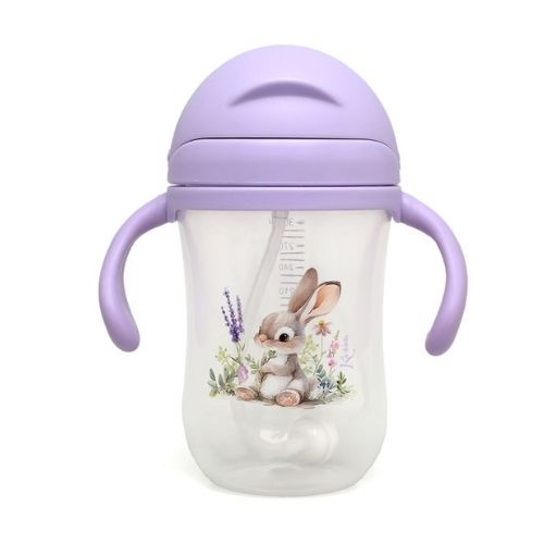 Tazza Apprendimento Bambini - Coniglietto - Lavanda 6 Mesi +