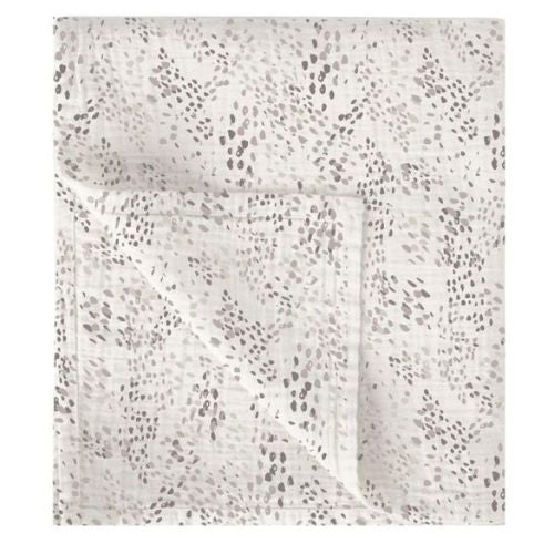 Copertina Neonato in Mussola di Bamboo 120x120 cm - Dots