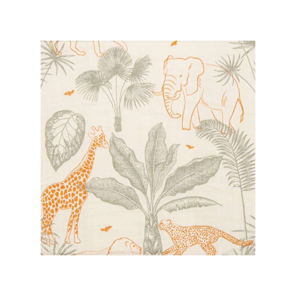 Copertina Neonato in Mussola di Bamboo 120x120 cm - Masai