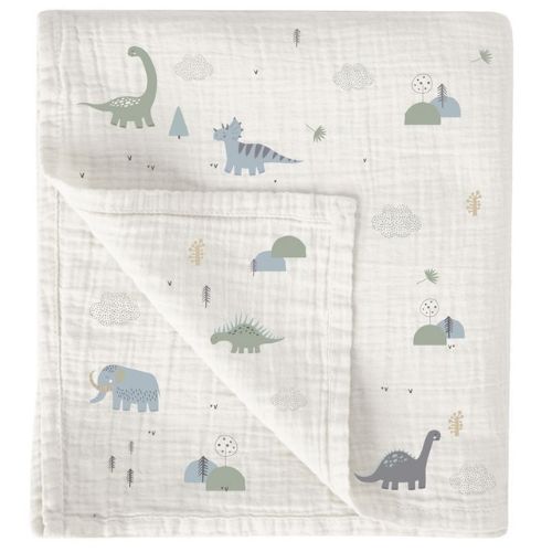 Copertina Neonato in Mussola di Bamboo 120x120 cm - Trex
