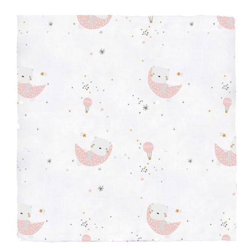 Copertina Neonato in Mussola di Bamboo 120x120 cm - Volare