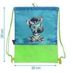 Borsa da Spiaggia a Rete per Bambini - Verde