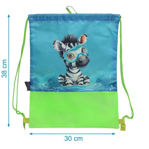 Borsa da Spiaggia a Rete per Bambini - Verde