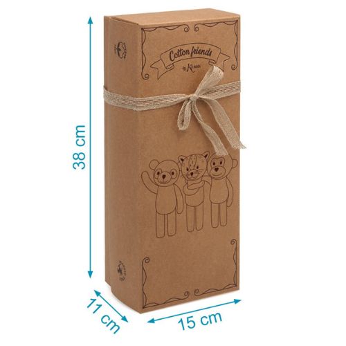 Pupazzo in Cotone 30 cm Scimmia - Cotton Friends - Scatola