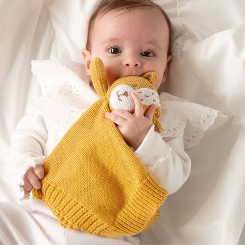 Doudou Neonato in Cotone Tigre
