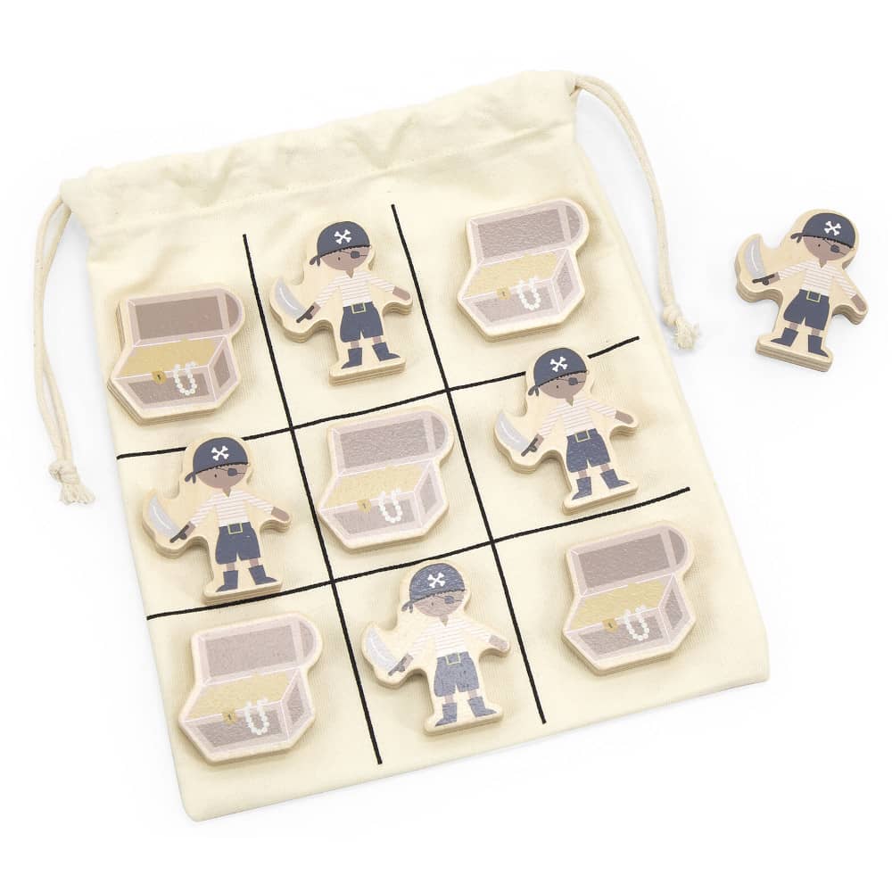 Gioco Tris in Legno Bambini - Pirata - Tryco Baby