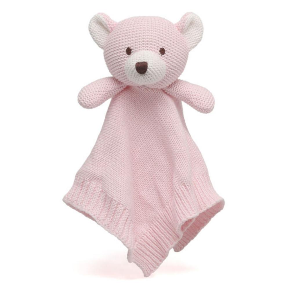 Doudou Neonato in Cotone Orso Rosa - Kiokids