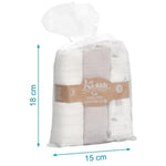Set 3 Copertine Mussola Bamboo Cotone - Grigio