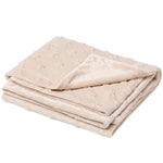 Copertina Neonato Carrozzina Culla Invernale in Pile Beige 