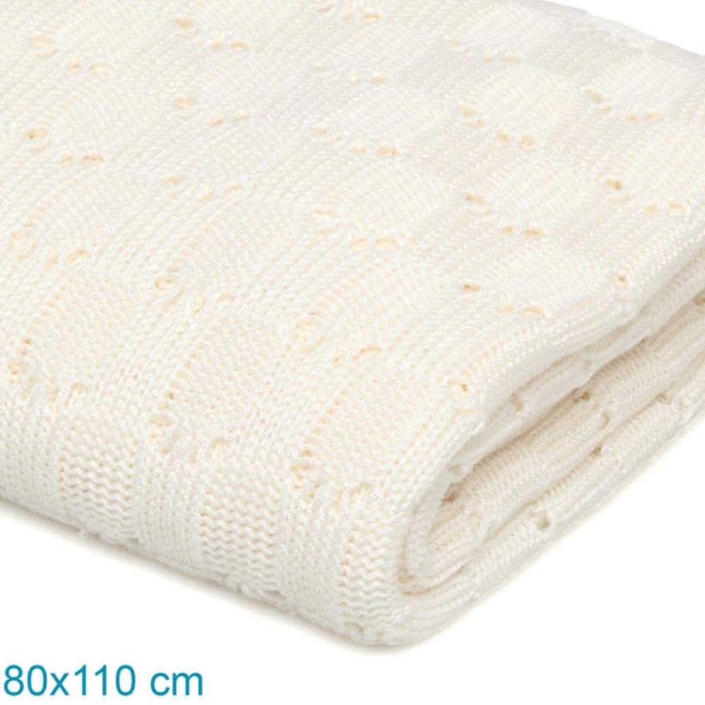 Copertina Neonato Estiva in Bamboo - Crema