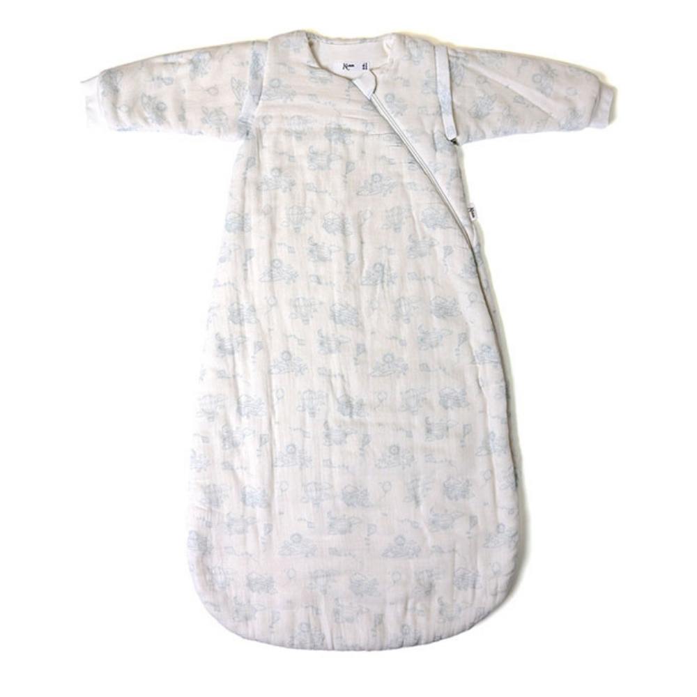 Sacco Nanna in Bamboo e Cotone - Tog 2.5 - Tg. 0-6 Mesi - Blu