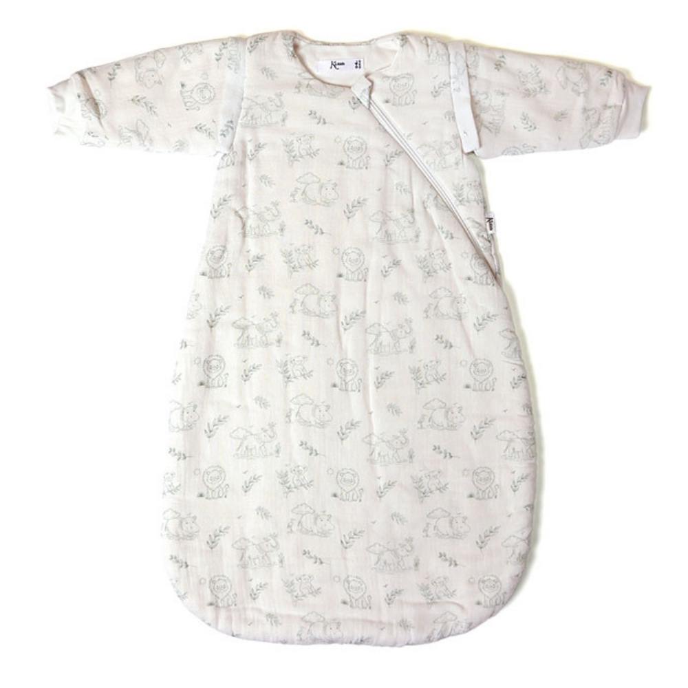 Sacco Nanna in Bamboo e Cotone - Tog 2.5 - Tg. 0-6 Mesi - Verde