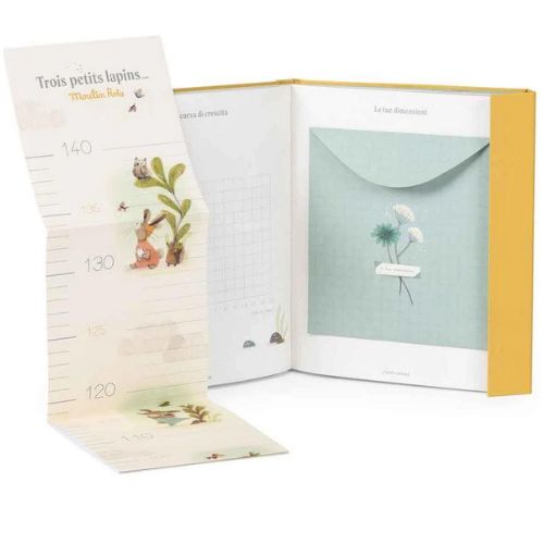 Libro Nascita - Trois Lapins - Moulin Roty