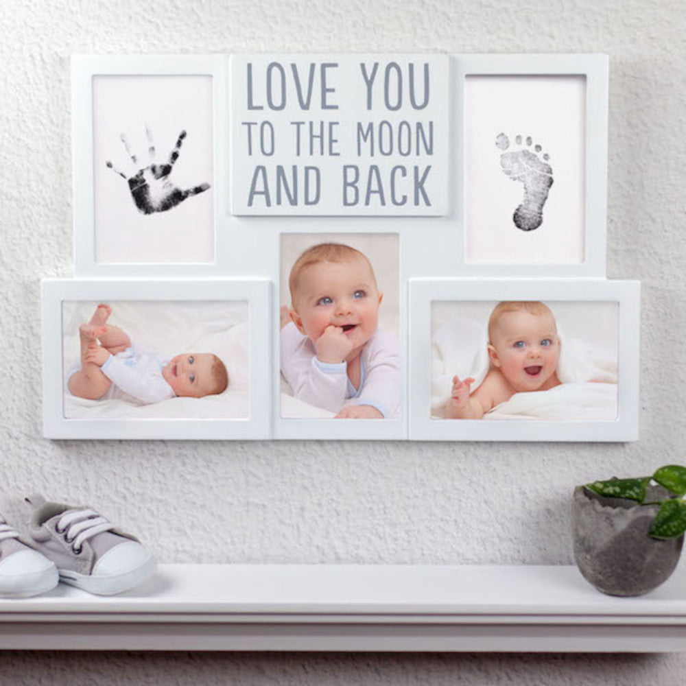 Cornice porta foto con impronte neonato - Pearhead