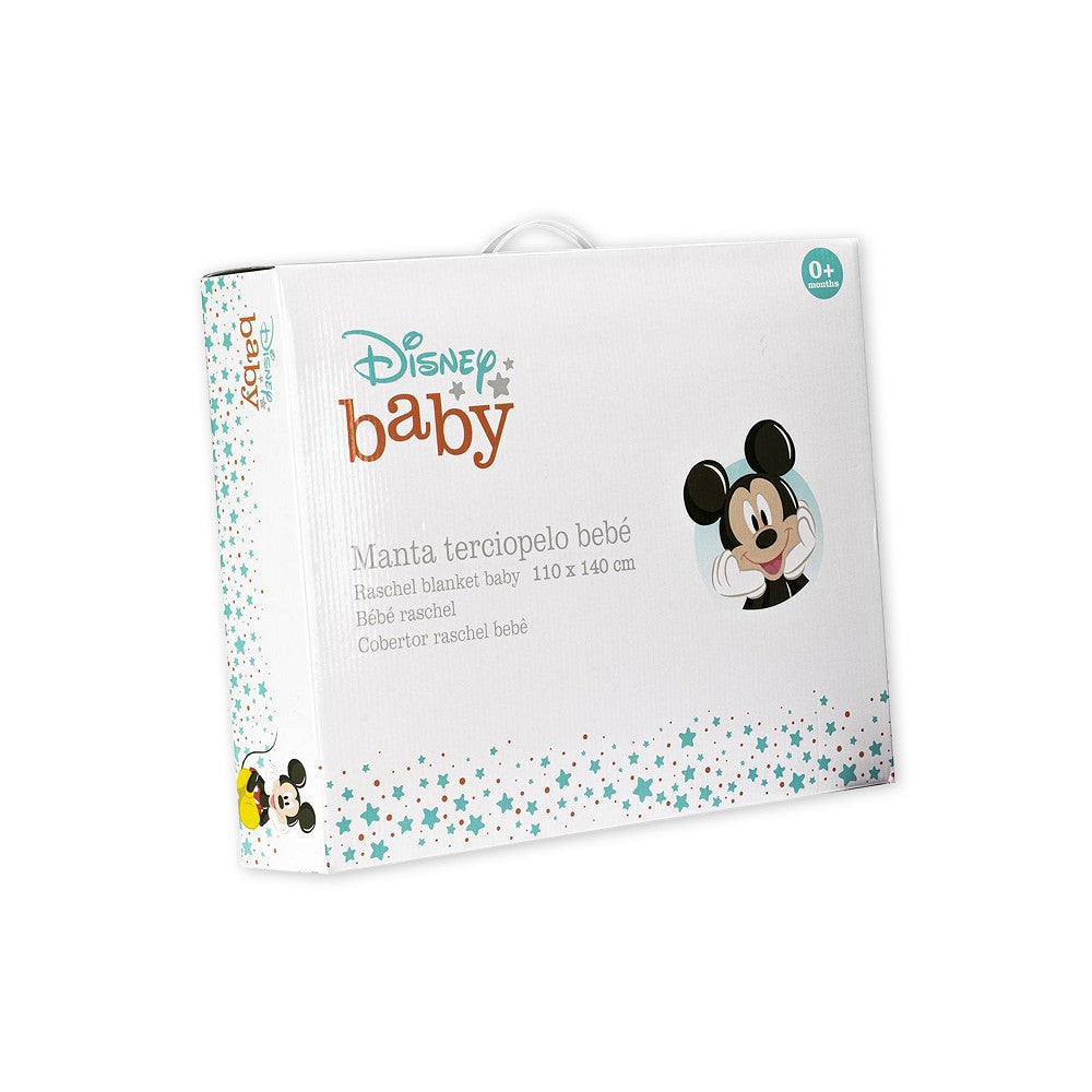 Copertina Lettino con Sbarre in Pile - Mickey Mouse - Topolino - confezione