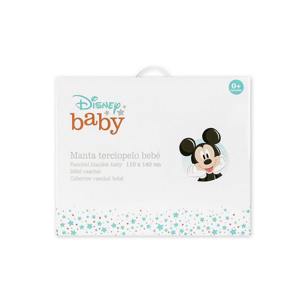 Copertina Lettino con Sbarre in Pile - Mickey Mouse - Topolino - scatola