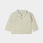 Pagliaccetto Neonato Bambino Invernale in Maglia Misto Lana - Maglia Polo