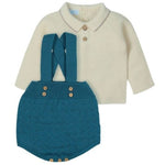 Pagliaccetto Neonato Bambino Invernale in Maglia Misto Lana