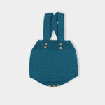 Pagliaccetto Neonato Bambino Invernale in Maglia Misto Lana - Salopette